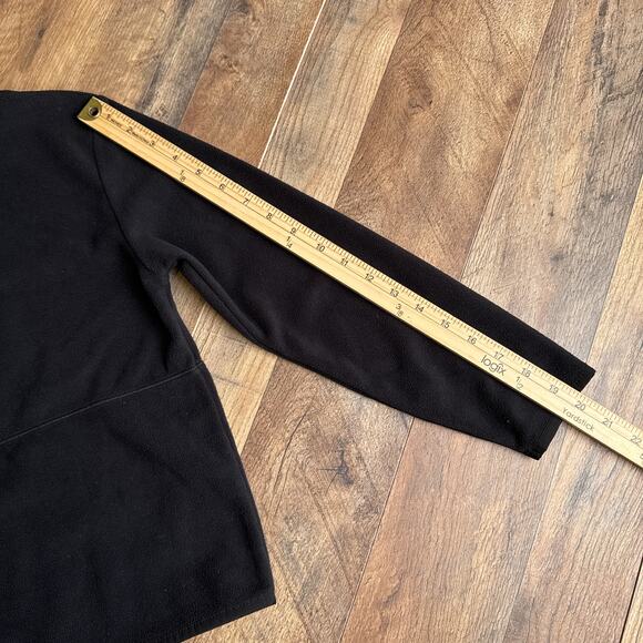 The North Face‎ Glacier 1/2 Zip Pullover Sweater Boys Small Black Fleece 6410 - Picture 10 of 11